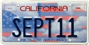 9-11 Memorial License Plate